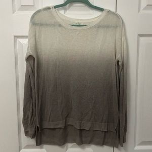 Maurices Ombre Open Knit Boatneck Sweater